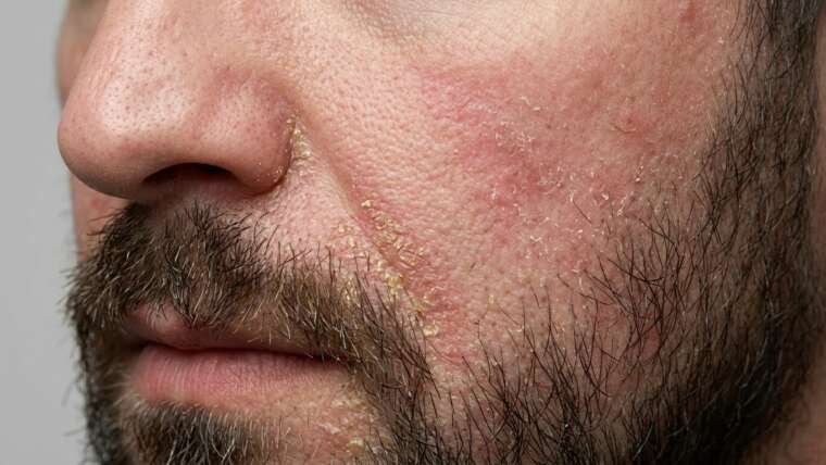 dermatite seborroica di viso e corpo